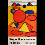 Alexander Calder San Lazzaro et ses Amis Art Exhibition Poster