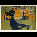 J. Minot La Maison Moderne 1901 Vintage Paris French Advertisement Poster