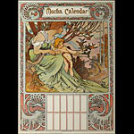 Alphonse Mucha Mucha Calendar Poster