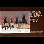 Paladine Roye National Congress of American Indians at Dallas Texas - 34th Annual Convention Poster