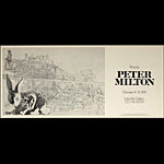 Peter Milton Prints by Art Exhibition Poster