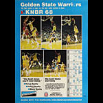 KNBR 68 Radio - Golden State Warriors 1977-78 Basketball Schedule Poster