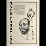 Nate Thurmond Golden State Warriors Basketball Poster