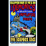Courtney Callahan The Demonics Halloween Night 1998 Soapbox Race Poster