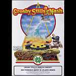 Crosby Stills and Nash - Giants vs. Braves Baseball Poster