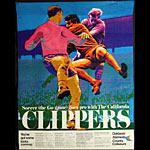 California Clippers 1967 NASL Soccer Schedule Poster