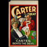 Carter The Great - Carter Beats the Devil Magic Poster