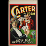Carter The Great - Carter Beats the Devil Magic Poster