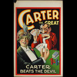 Carter The Great - Carter Beats the Devil Magic Poster