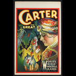 Carter The Great - The World's Weird Wonderful Wizard Magic Poster