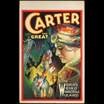 Carter The Great - The World's Weird Wonderful Wizard Magic Poster