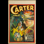 Carter The Great - The World's Weird Wonderful Wizard Magic Poster
