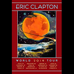 David Singer Eric Clapton 2014 World Tour Poster