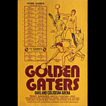 Golden Gaters 1976 Tennis Schedule Poster