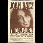 Joan Baez at Oakland Coliseum Poster