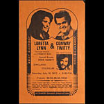 Loretta Lynn and Conway Twitty at Oakland Coliseum Poster