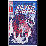 The Silver Surfer and Mephisto Marvel Comic Book Poster