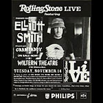 Photo by Autumn deWilde Rolling Stone Live featuring Elliott Smith Handbill