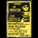 Elvis Costello Van Morrison 1999 Guinness Fleadh Poster