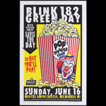 Dave Gink Blink-182 and Green Day Pop Disaster Tour 2002 Poster