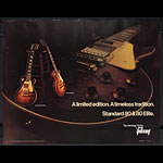 Gibson Les Paul Heritage Standard 80 and 80 Elite Guitars Promo Poster