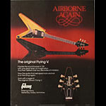 Flying V Gibson Guitar Promo Poster