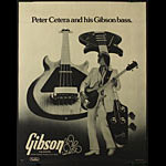 Gibson L-9S Ripper Bass Guitar Peter Cetera Promo Poster