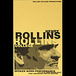 Thomas Scott (Eyenoise) Henry Rollins - Rollins College Spoken Word Performance Poster