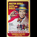 Milton Berle in Guys and Dolls Theatre Poster