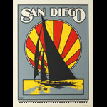 Mario Uribe San Diego - Sailboat Poster