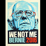 Christopher Cox We Not Me Bernie Sanders Presidential Campaign 2016 Poster
