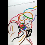 Ken Parkhurst 1984 Los Angeles Olympics Poster