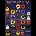 Rhythm and Blues Record Label Poster