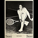 Rosie Casals Sears Tennis Promo Poster