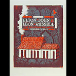 Andrew Vastagh Elton John and Leon Russell Poster