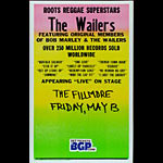 The Wailers Cardboard Fillmore Poster