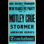 Motley Crue Stormer American Heroes Poster