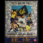 Cal Bears 1996 Football Season Schedule Coca-Cola Poster