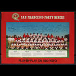 1979 San Francisco 49ers Team Photo O.J. (OJ) Simpson Joe Montana Rookie Poster