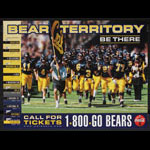 Cal Bears 1998 Football Season Schedule Coca-Cola Poster