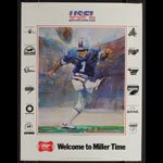 1983 USFL Poster United States Football League by Miller Poster