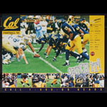 Cal Bears 1999 Football Season Schedule Coca-Cola Poster