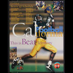 Cal Bears Autographed 1997 Football Season Schedule Coca-Cola Poster