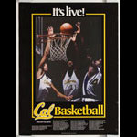 It's Live! - Cal Bears 1983-1984 Basketball Season Schedule Poster