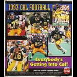 Cal Bears 1993 Football Season Schedule Coca-Cola Poster