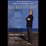 Photo: Mary Ellen Mark An Evening with Kris Kristofferson Poster