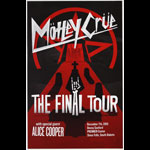 Motley Crue The Final Tour with Alice Cooper Poster