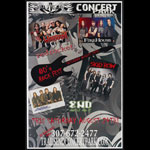 80's Rock Fest - Dokken - Skid Row - Warrant Poster