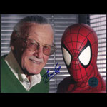 Stan Lee and Spiderman Autographed Photo