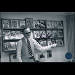 Stan Lee at Marvel Office 1980 Autographed Photo